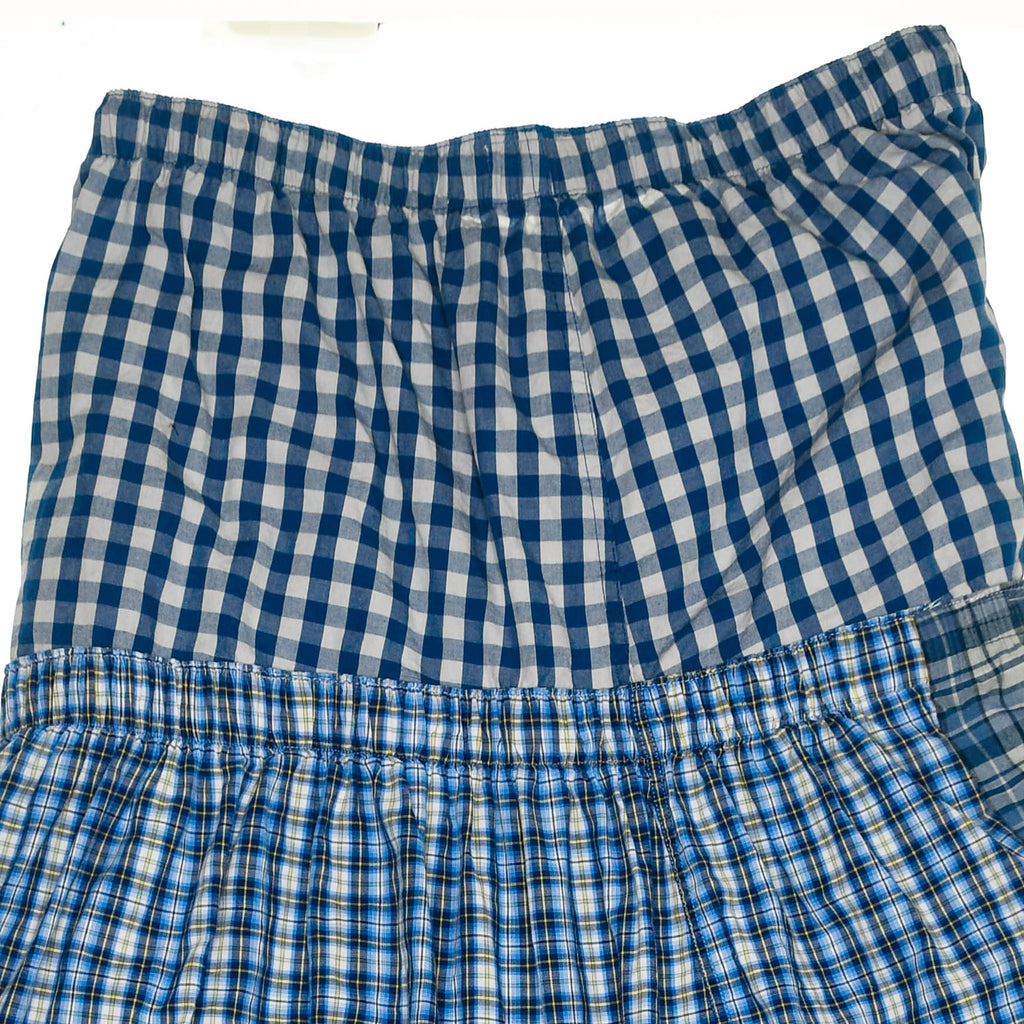Mix of Blues Boxer Skirt Maxi