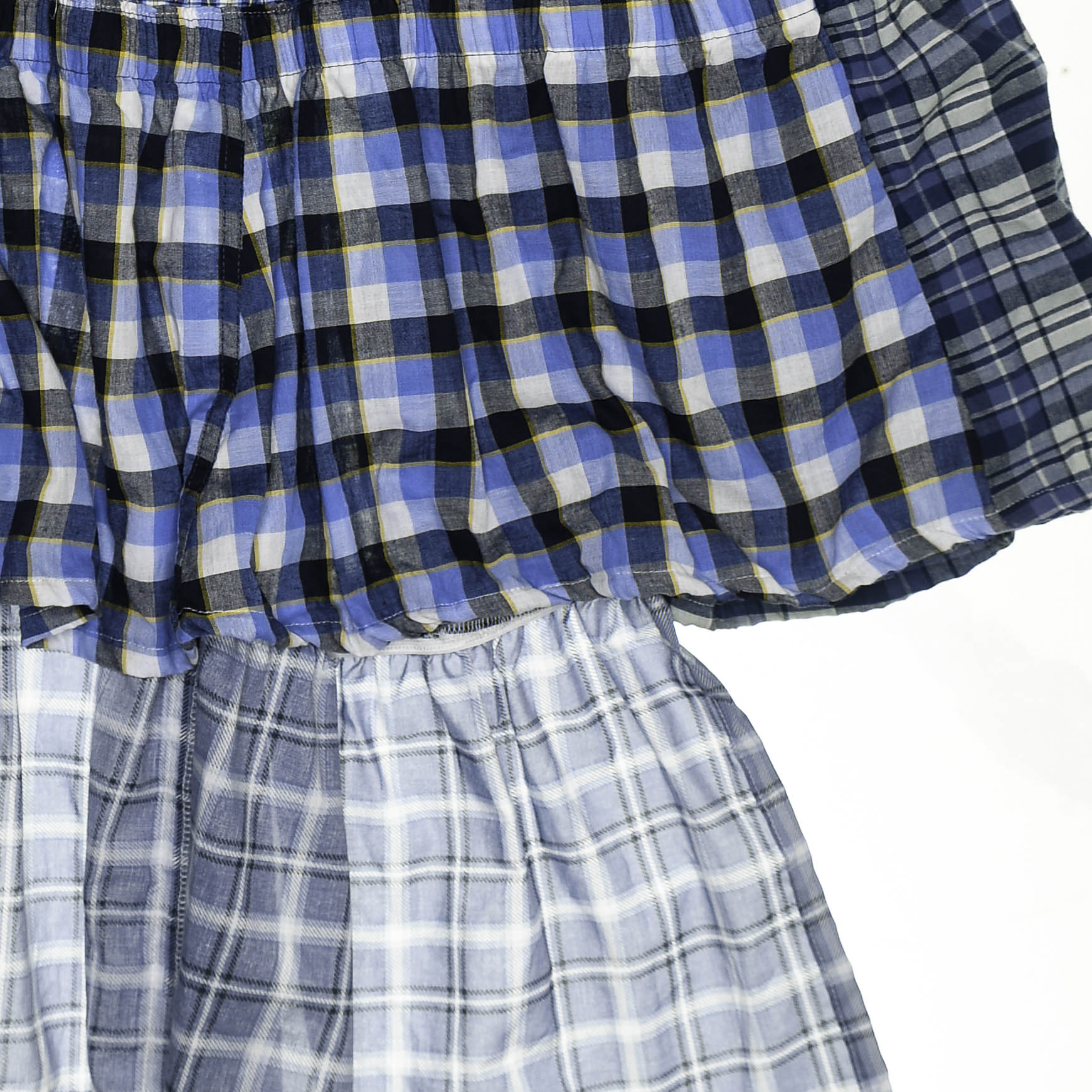 Mix of Blues Boxer Skirt Maxi