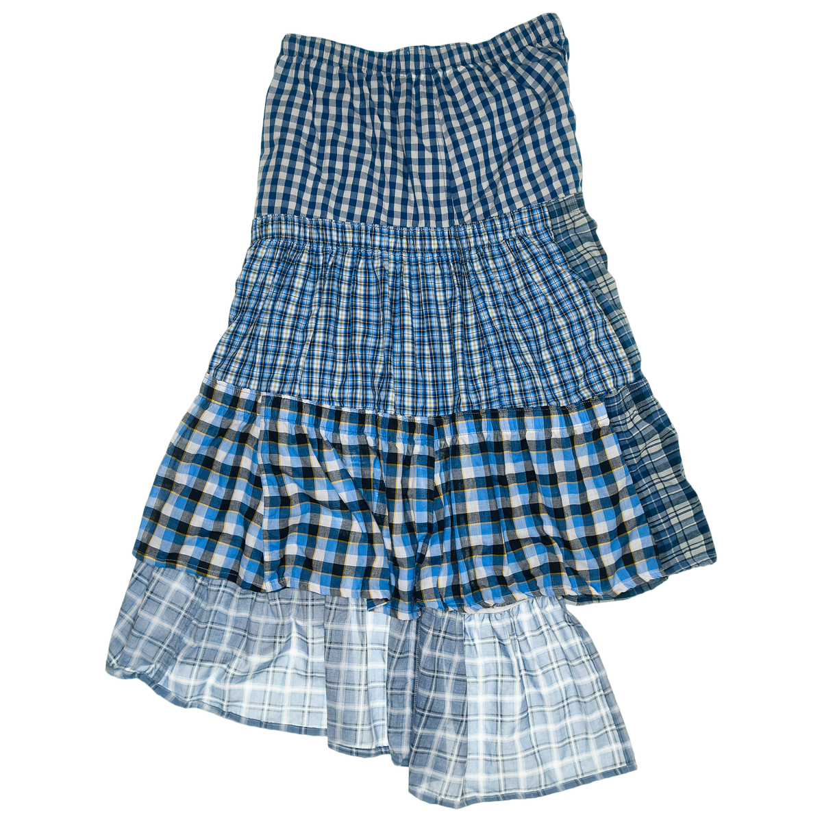 Mix of Blues Boxer Skirt Maxi
