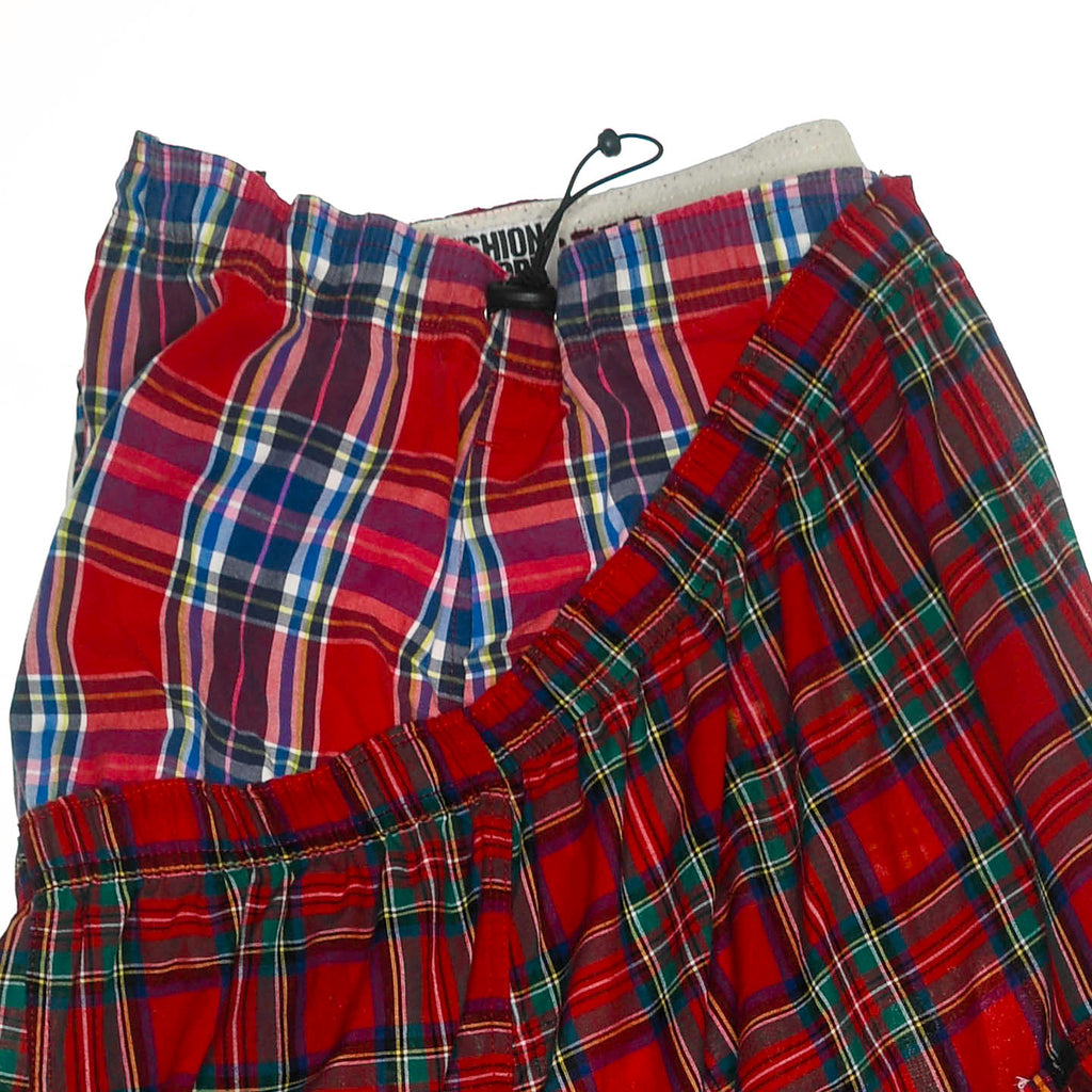 Mixed Reds Boxer Skirt Maxi