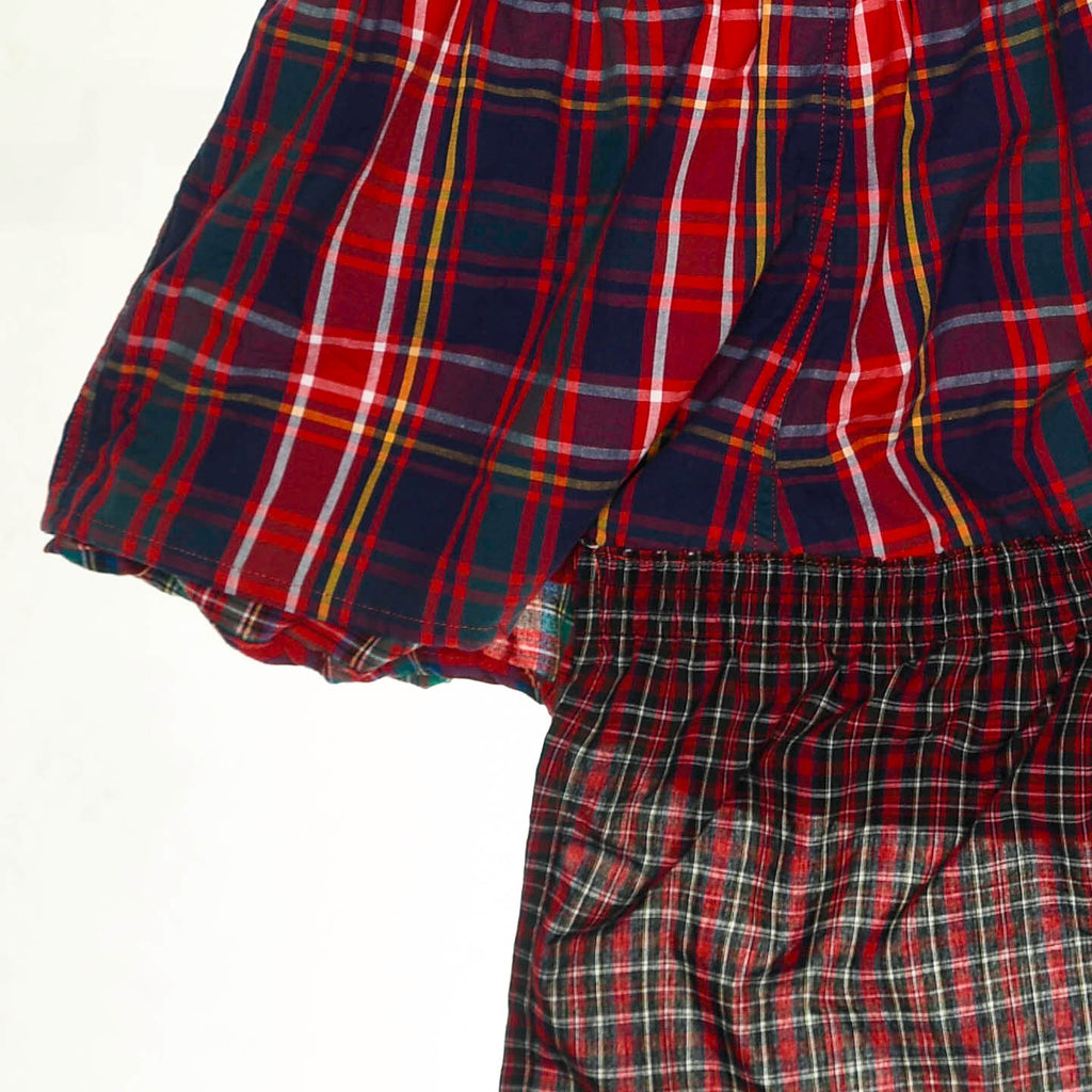 Mixed Reds Boxer Skirt Maxi