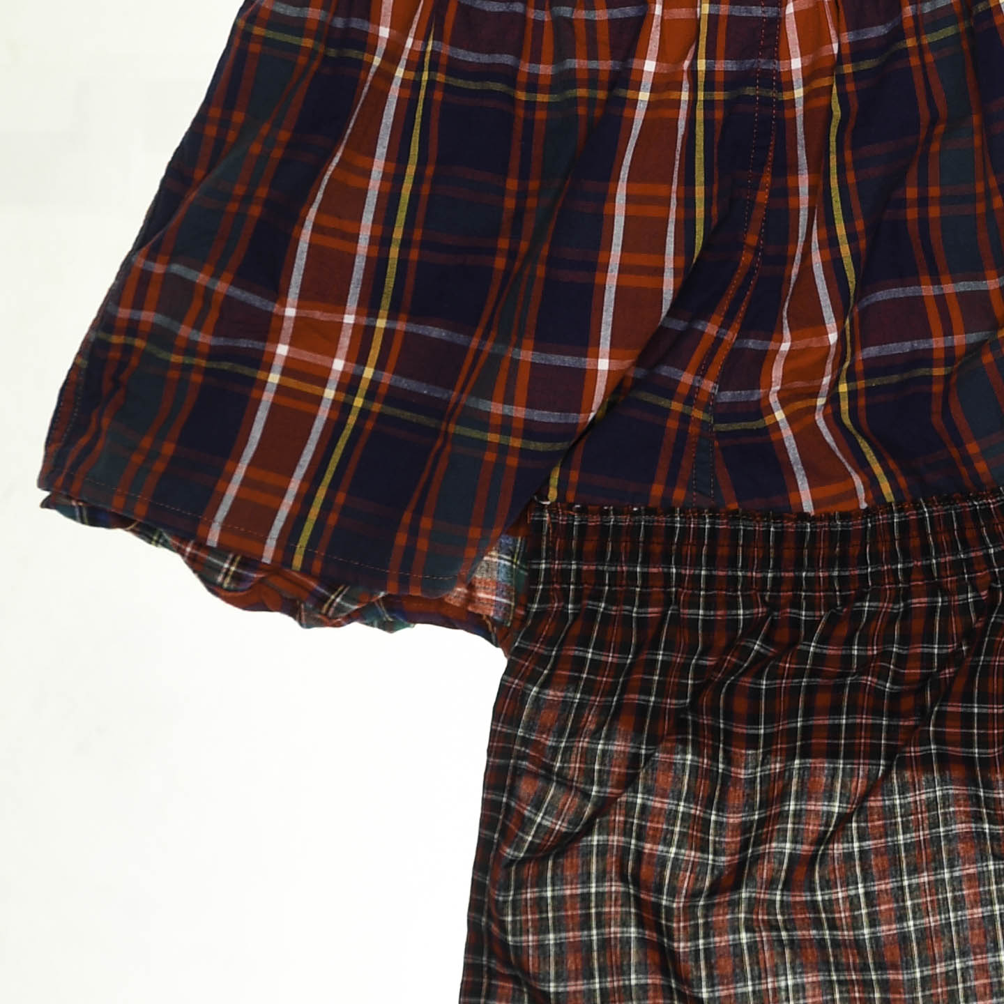 Mixed Reds Boxer Skirt Maxi