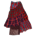 Mixed Reds Boxer Skirt Maxi