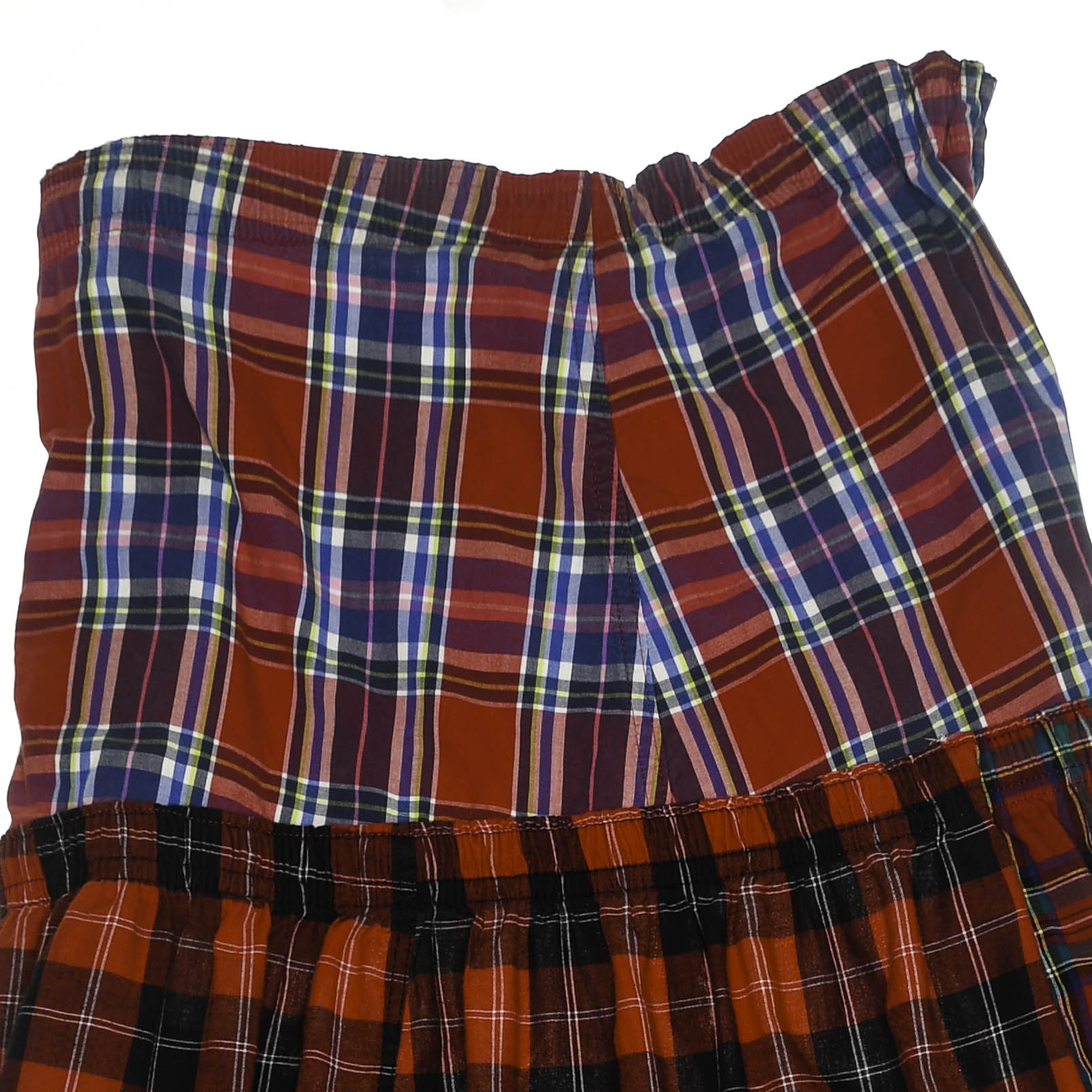 Mixed Reds Boxer Skirt Maxi
