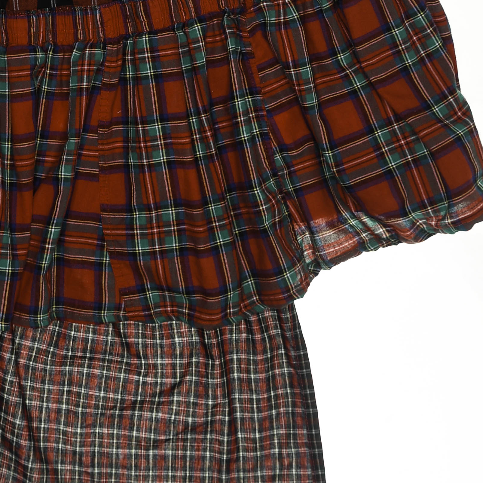 Mixed Reds Boxer Skirt Maxi