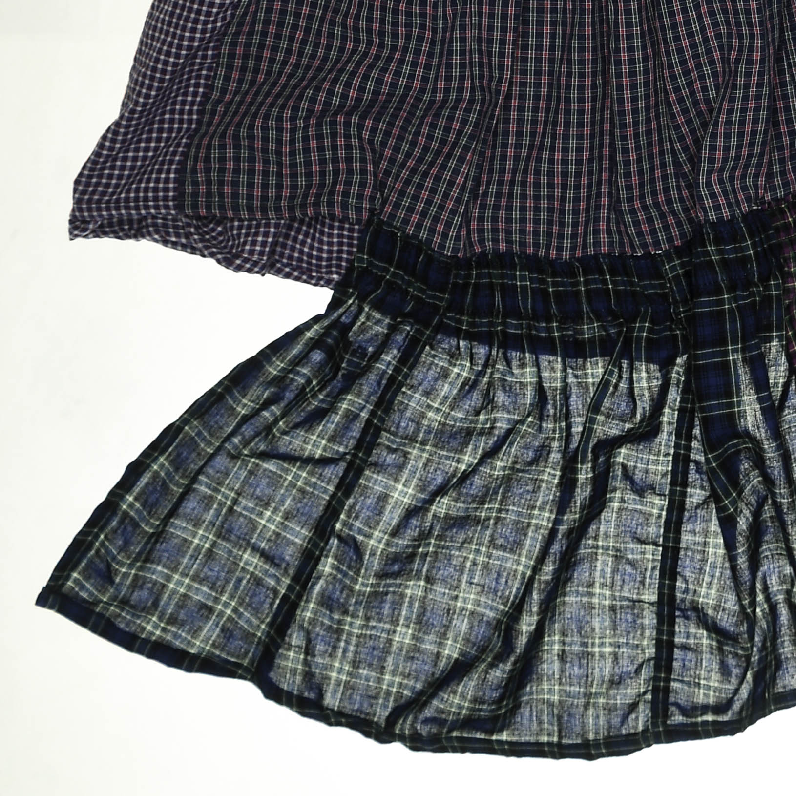 Dark Jewel Toned Asymmetric Boxer Skirt