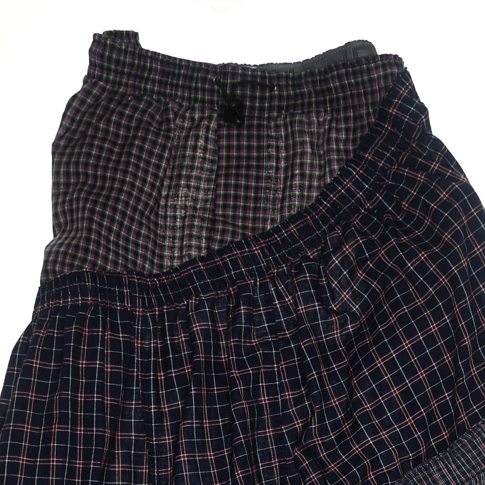 Dark Jewel Toned Asymmetric Boxer Skirt