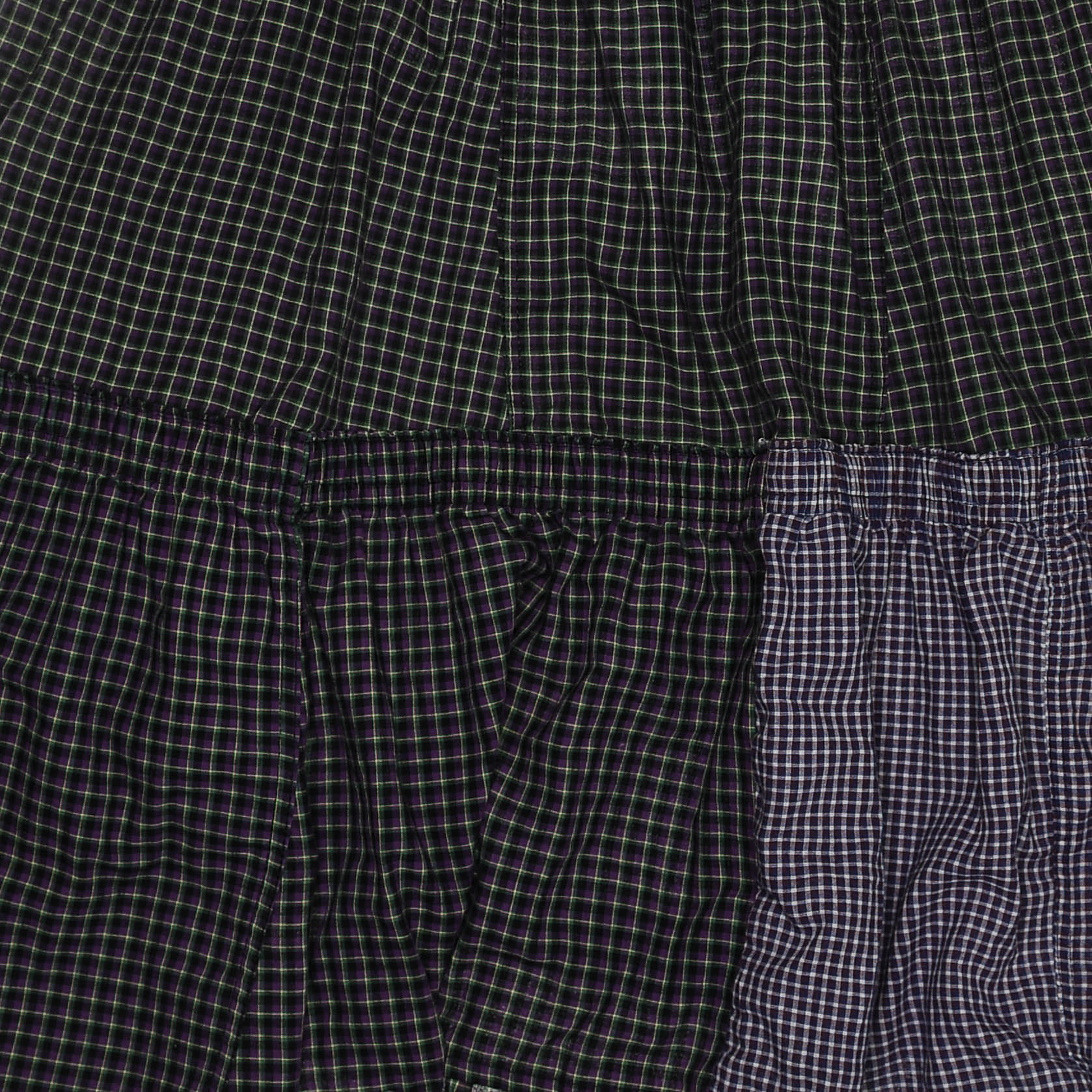 Dark Jewel Toned Asymmetric Boxer Skirt