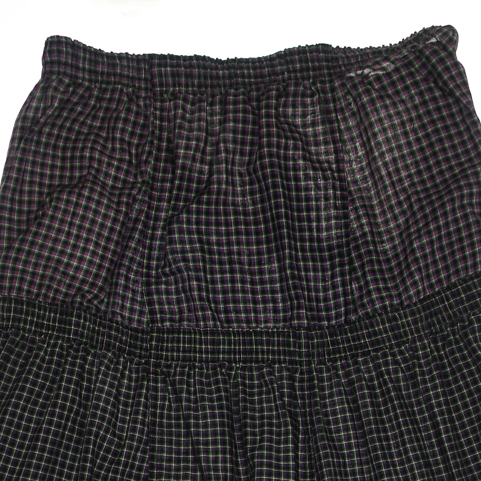 Dark Jewel Toned Asymmetric Boxer Skirt