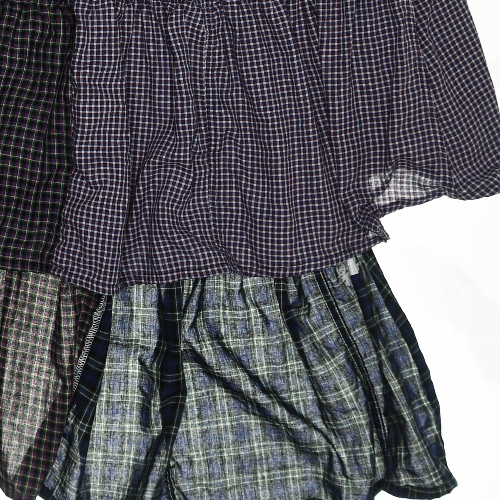 Dark Jewel Toned Asymmetric Boxer Skirt