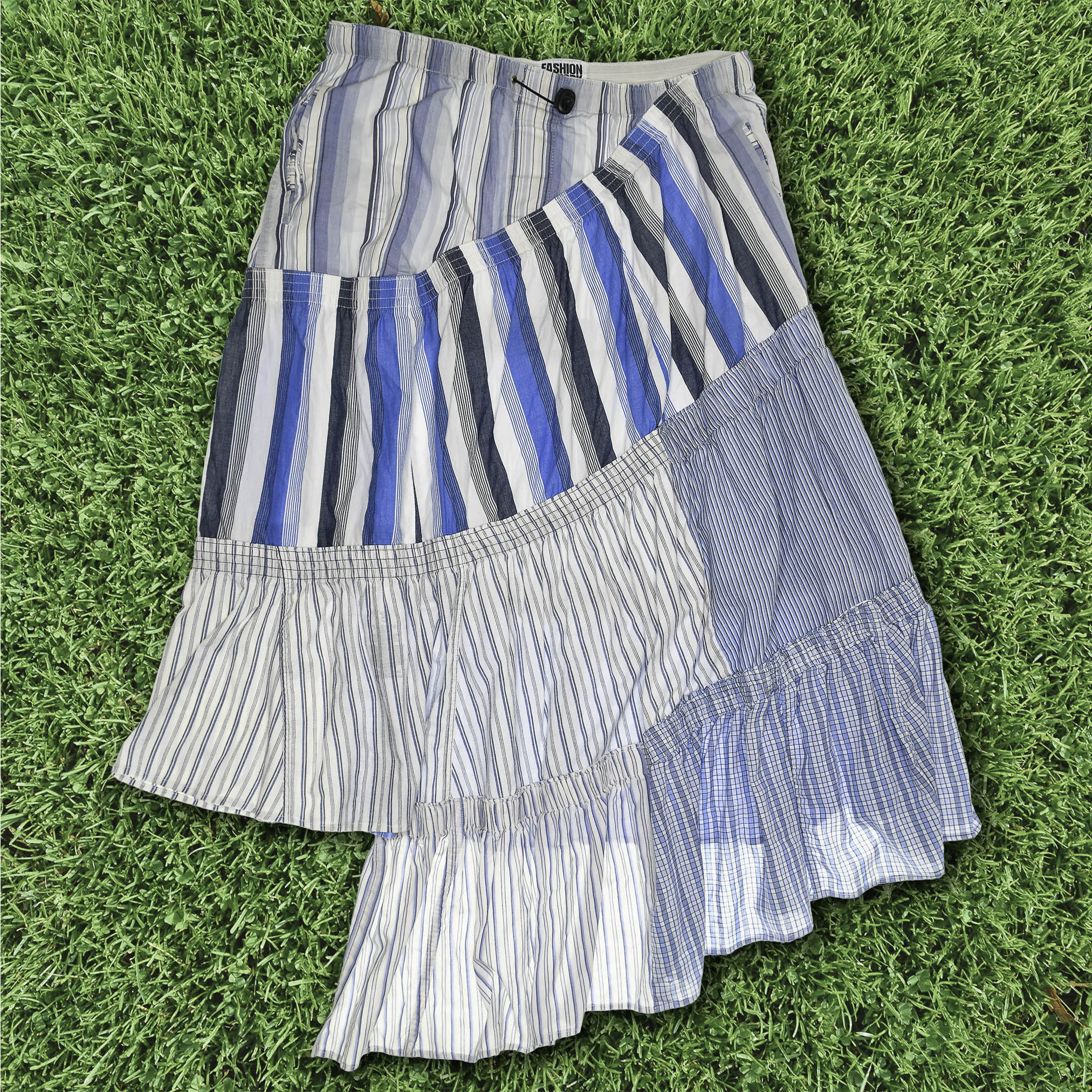 Blues Asymmetric Boxer Skirt