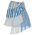 Blues Asymmetric Boxer Skirt Maxi