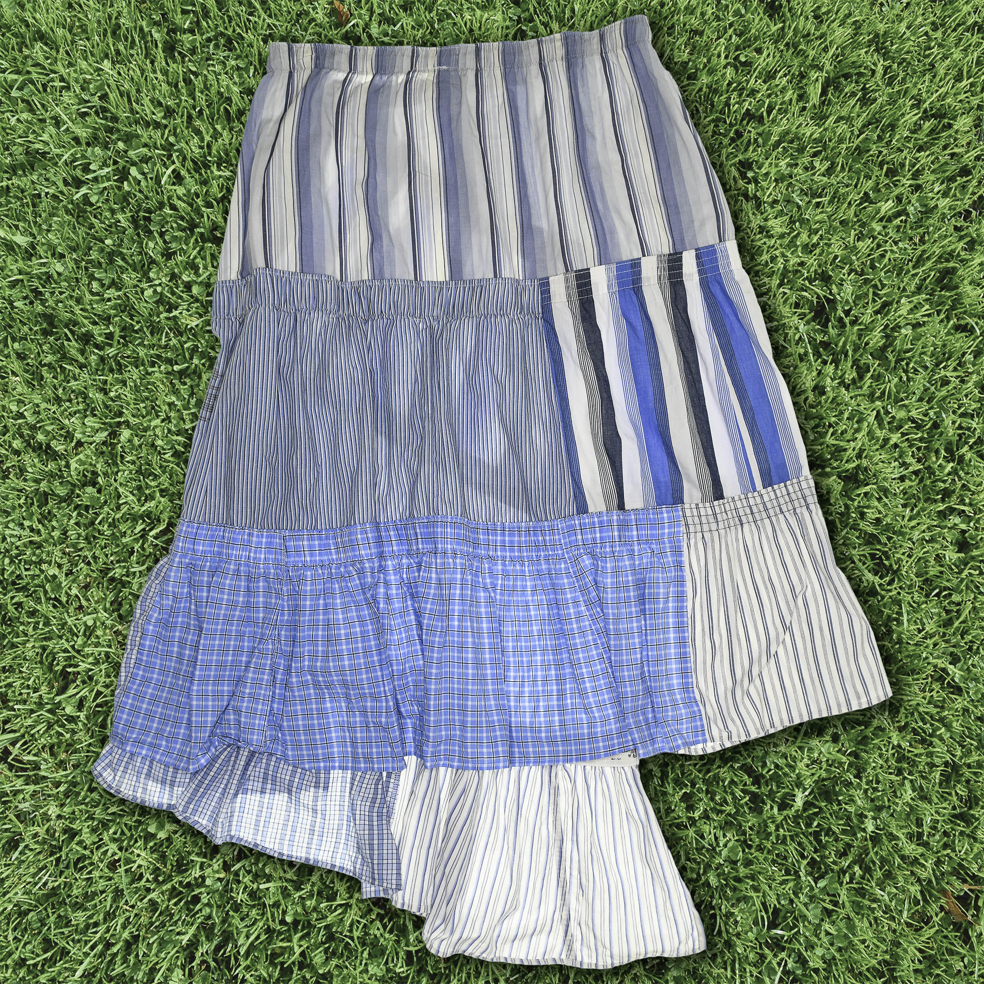Blues Asymmetric Boxer Skirt