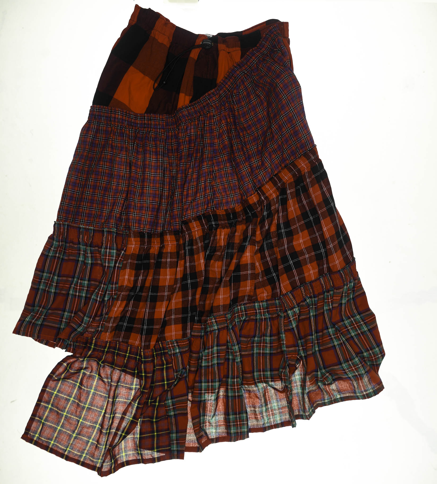 Lumberjack Plaid Boxer Skirt Maxi