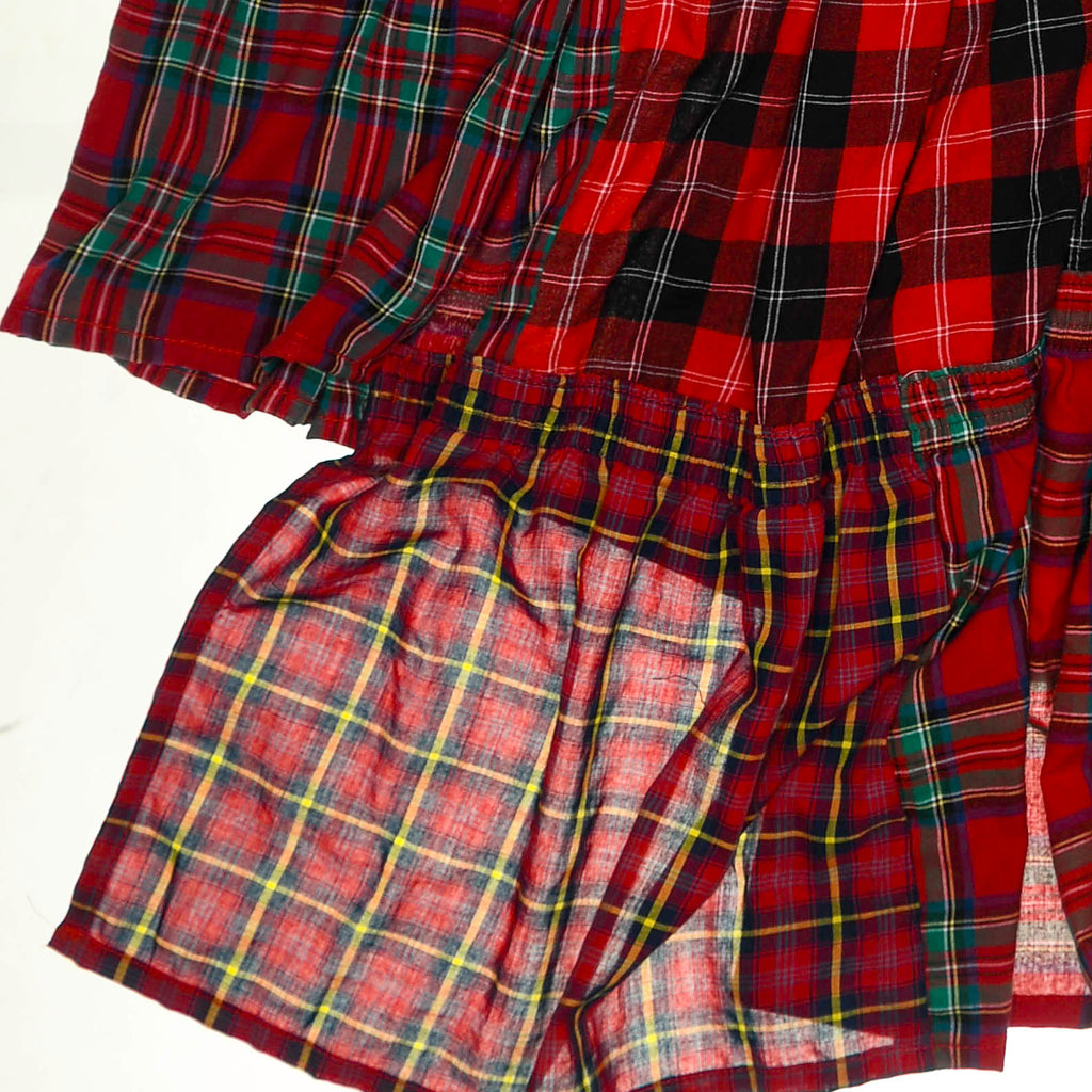 Lumberjack Plaid Boxer Skirt Maxi