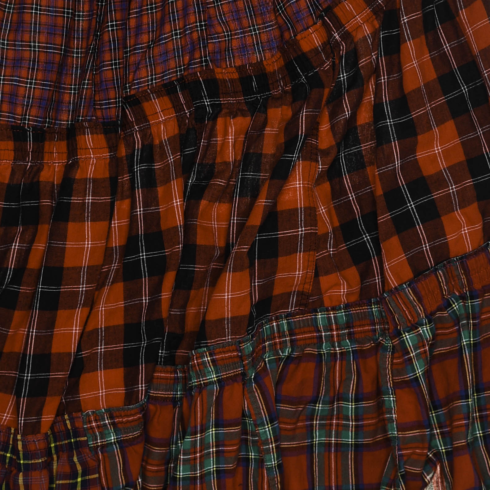 Lumberjack Plaid Boxer Skirt Maxi