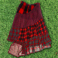 Lumberjack Plaid Boxer Skirt Maxi