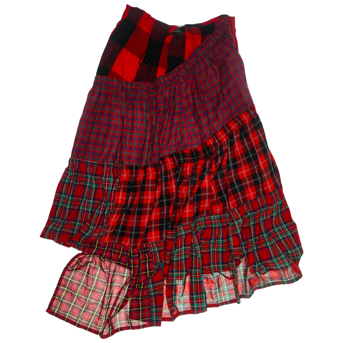 Lumberjack Plaid Boxer Skirt Maxi