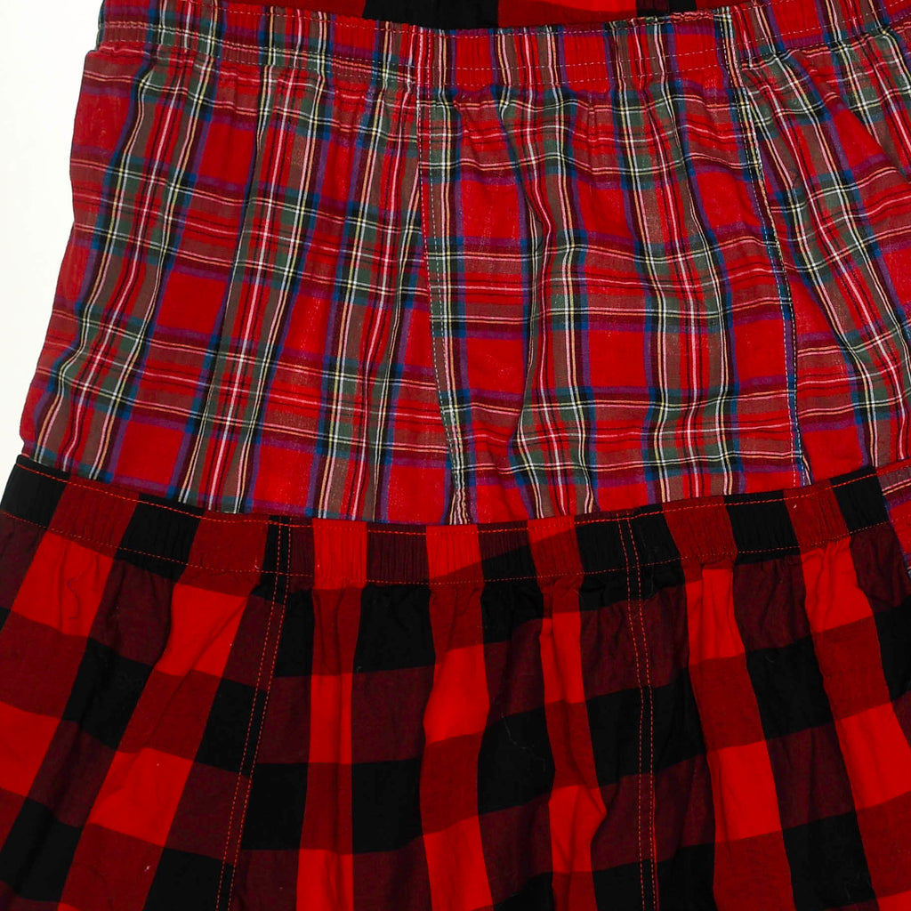 Lumberjack Plaid Boxer Skirt Maxi