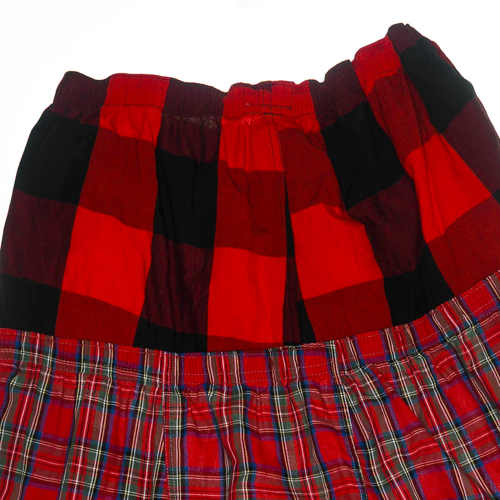 Lumberjack Plaid Boxer Skirt Maxi
