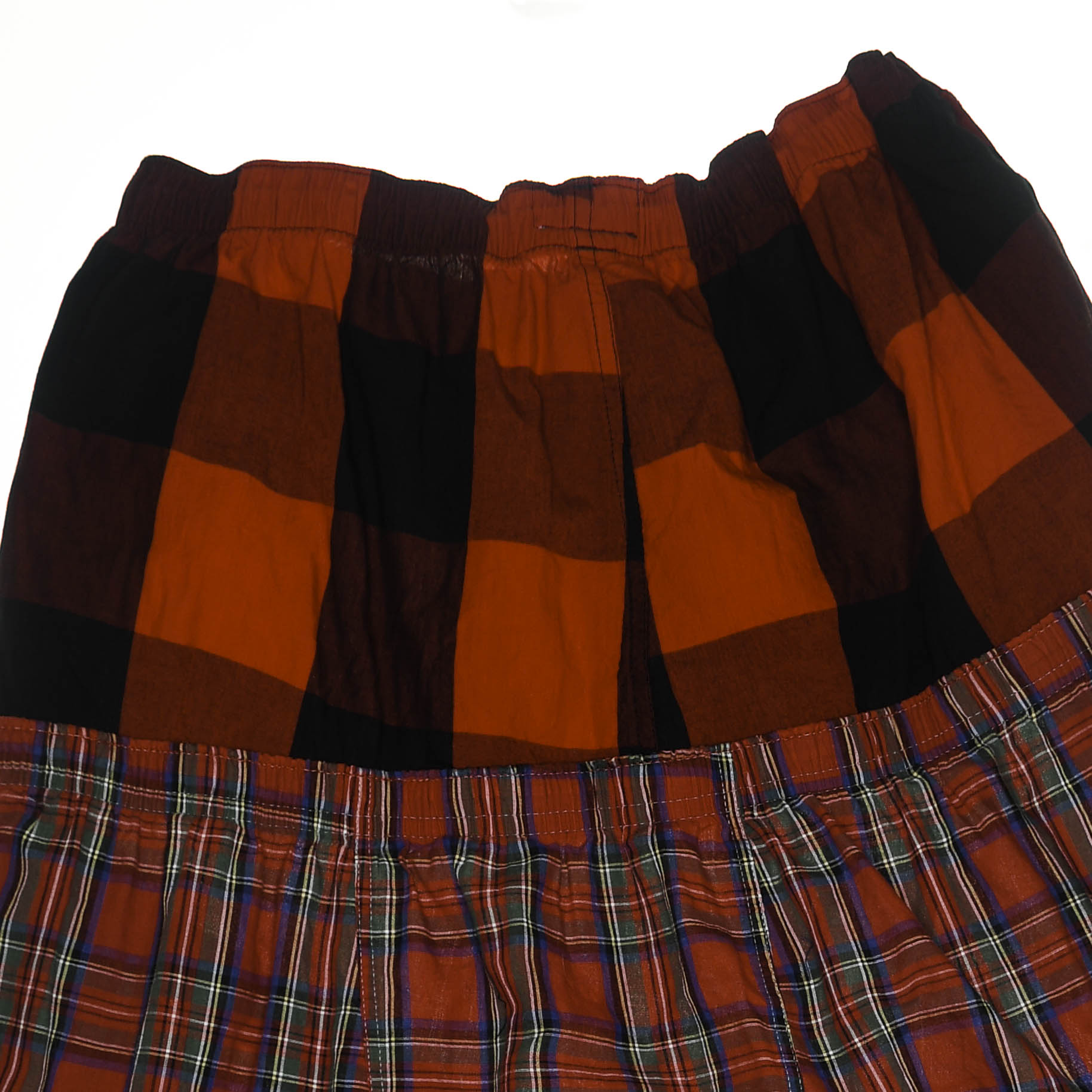 Lumberjack Plaid Boxer Skirt Maxi