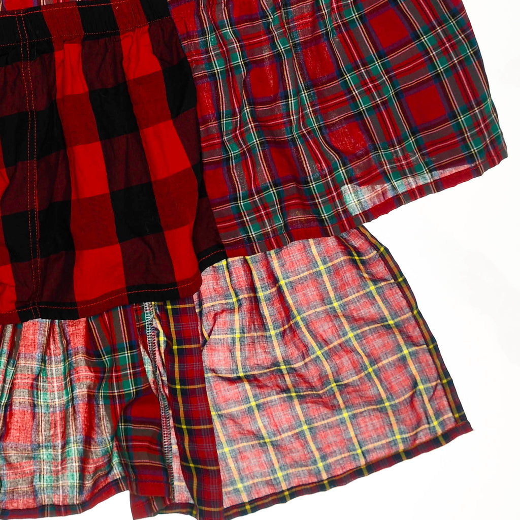 Lumberjack Plaid Boxer Skirt Maxi