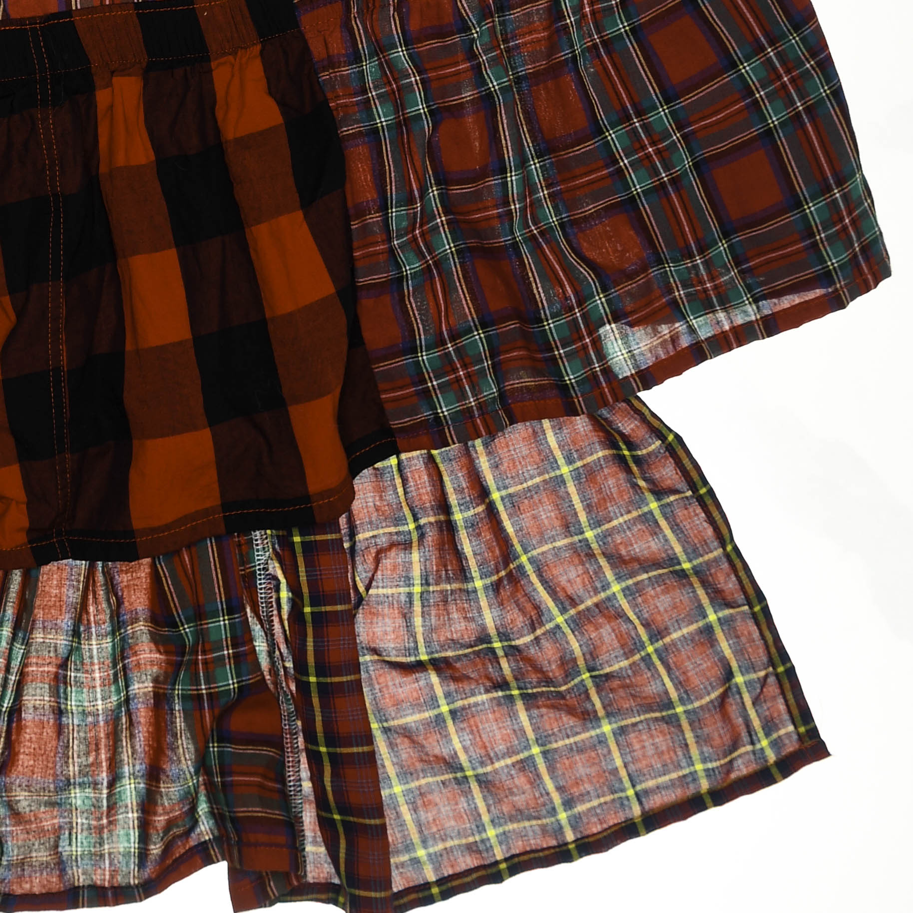 Lumberjack Plaid Boxer Skirt Maxi