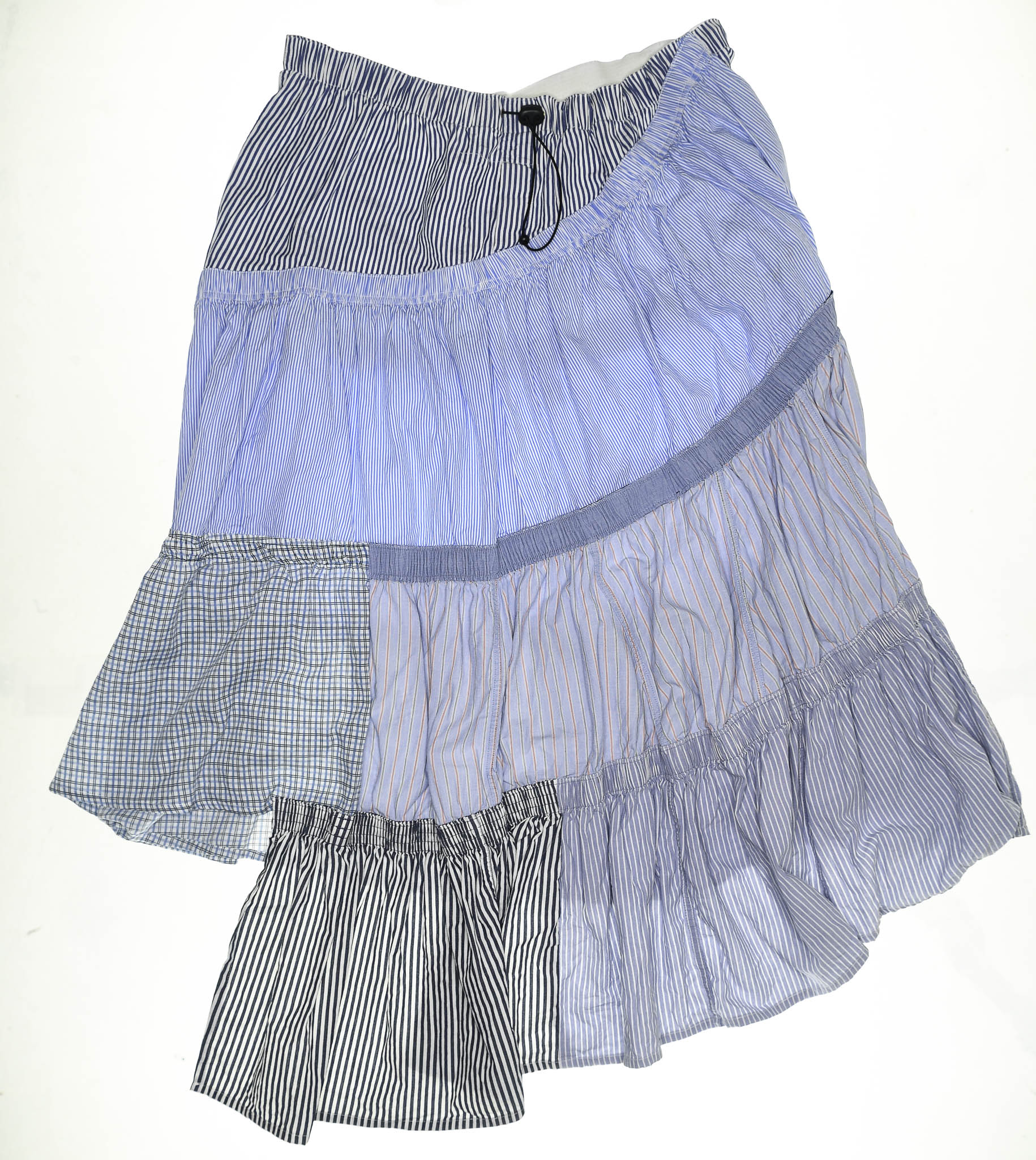 Baby Blue Boxer Skirt Maxi