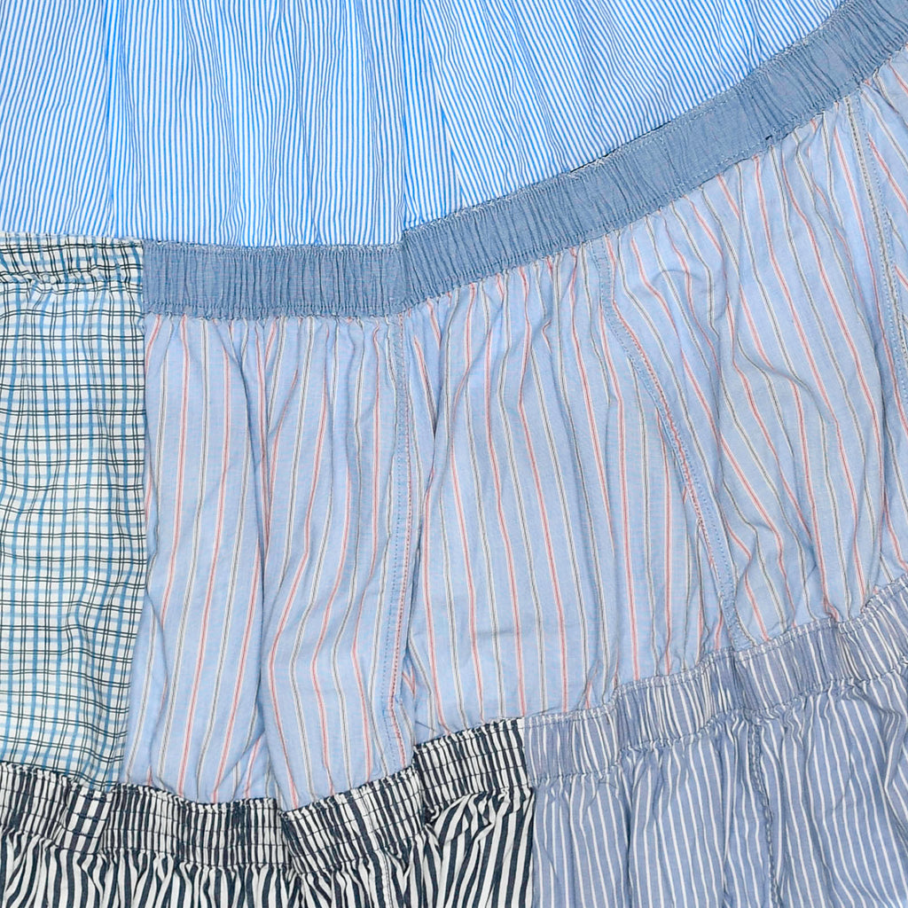 Baby Blue Boxer Skirt Maxi