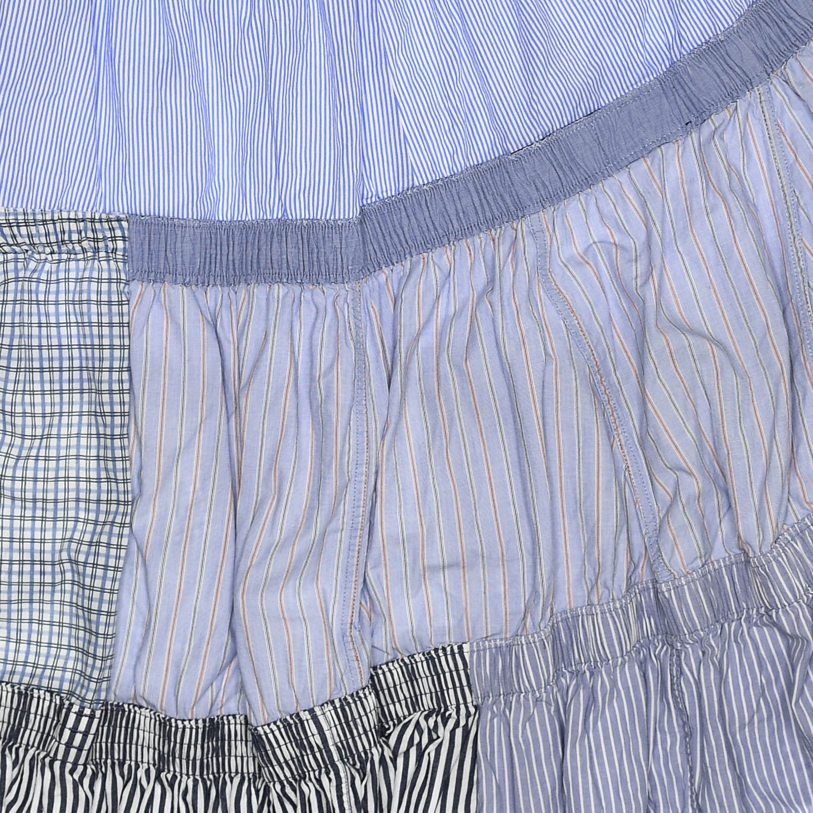 Baby Blue Boxer Skirt Maxi