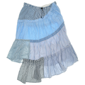 Baby Blue Boxer Skirt Maxi