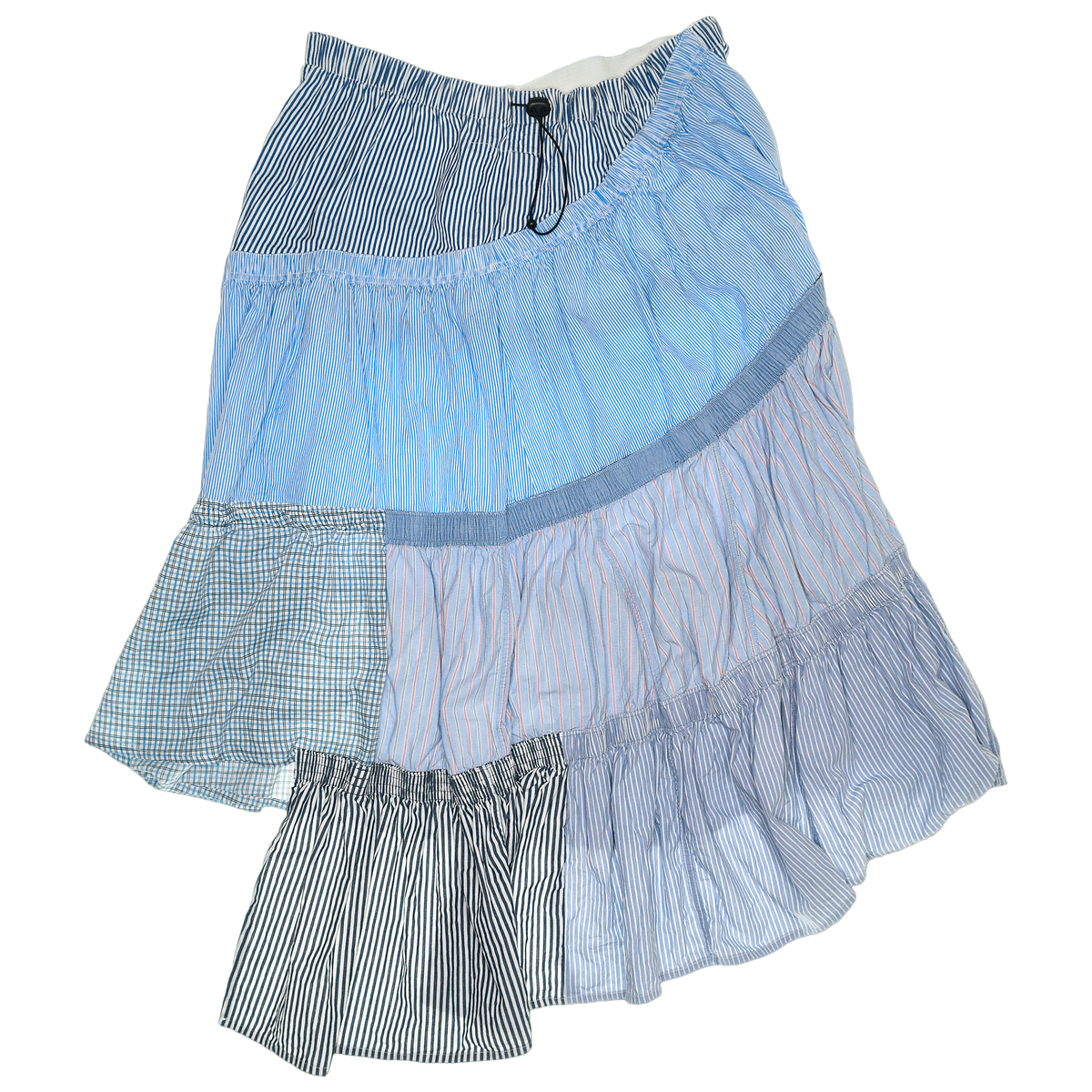 Baby Blue Boxer Skirt Maxi