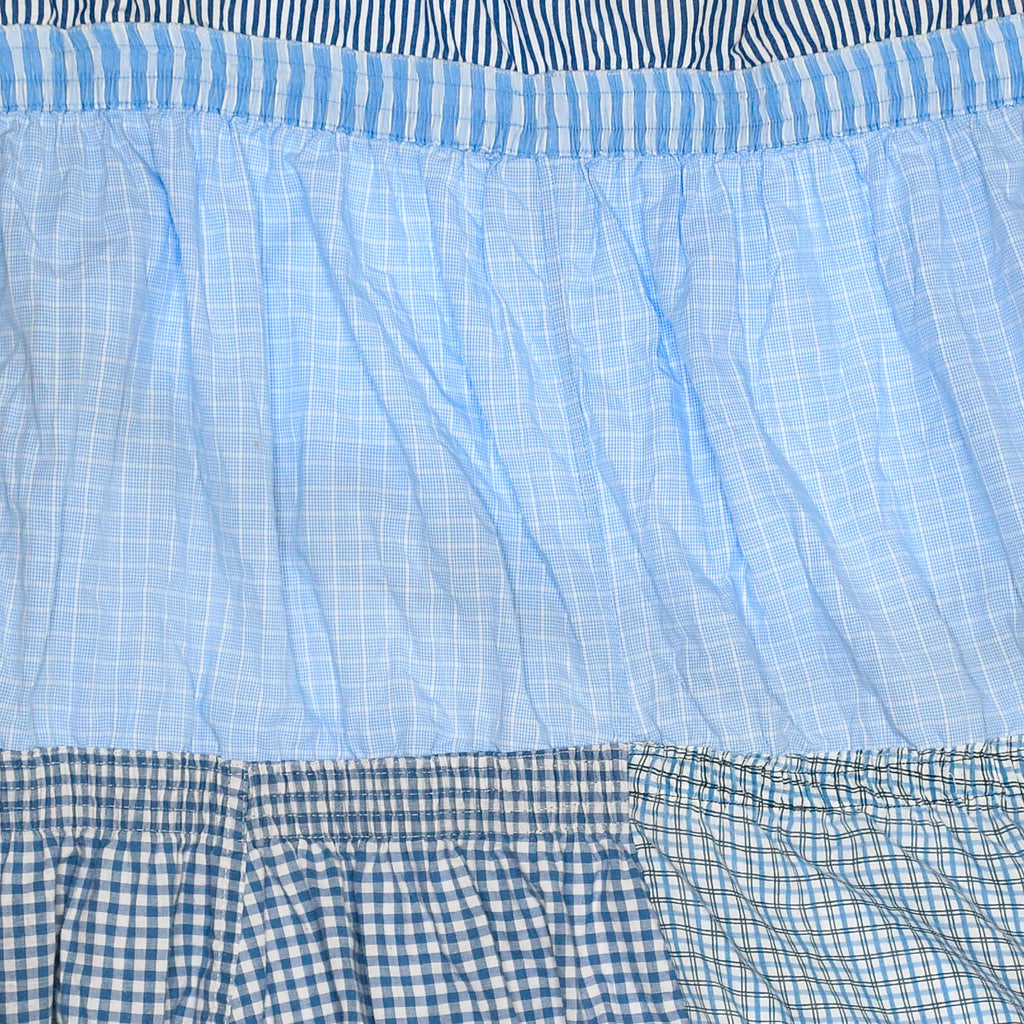 Baby Blue Boxer Skirt Maxi