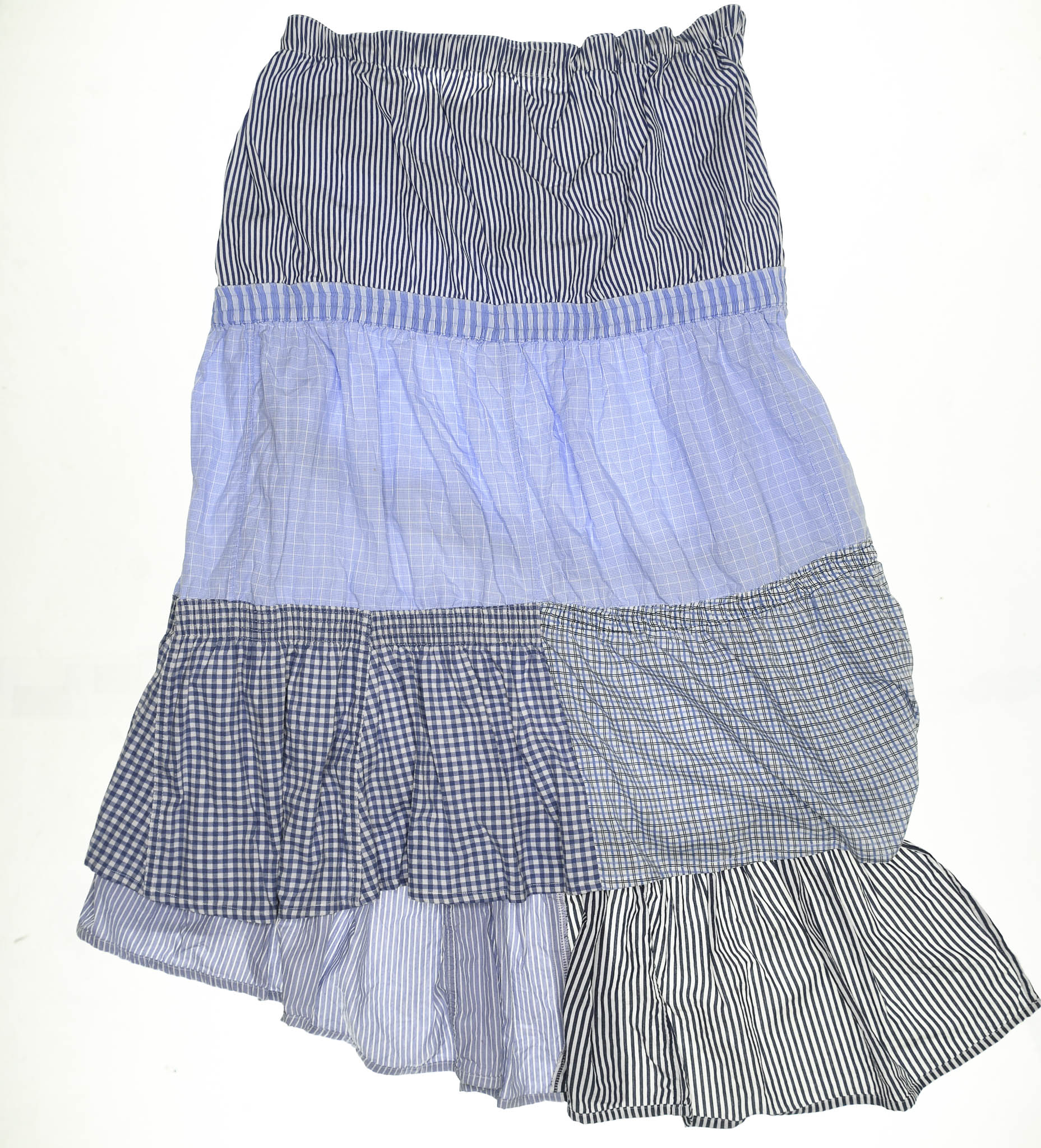 Baby Blue Boxer Skirt Maxi