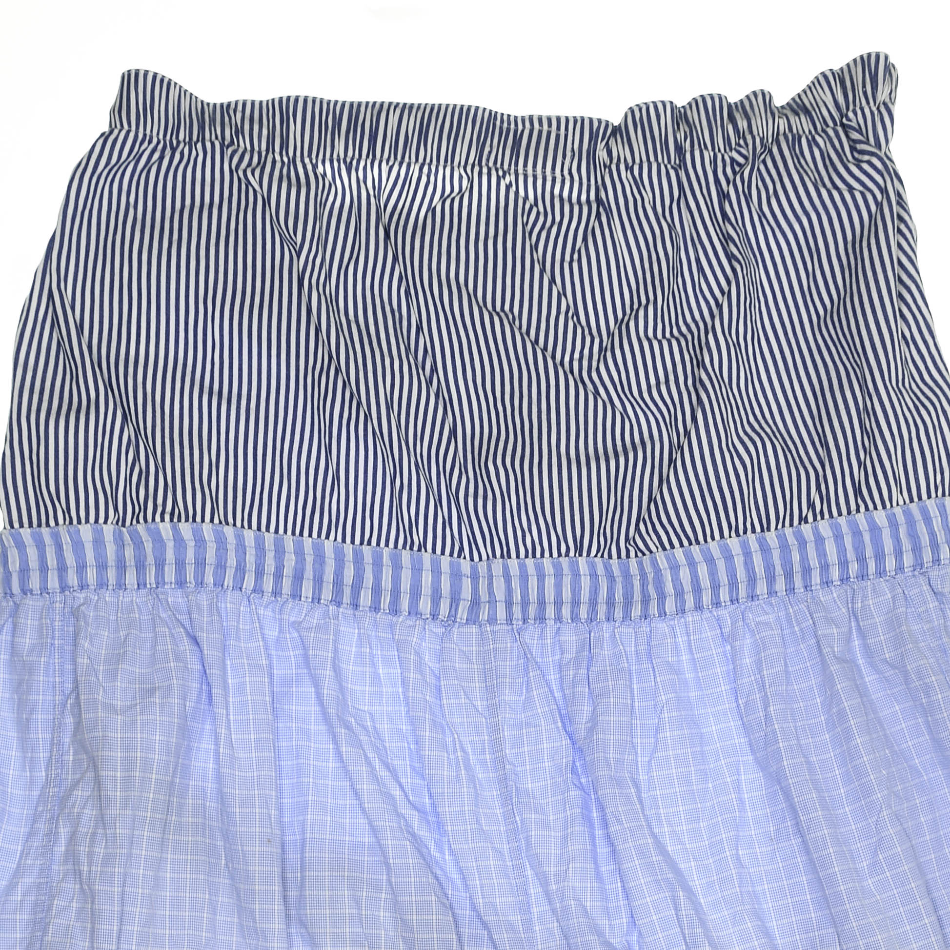 Baby Blue Boxer Skirt Maxi