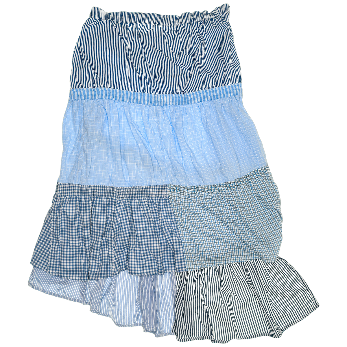 Baby Blue Boxer Skirt Maxi
