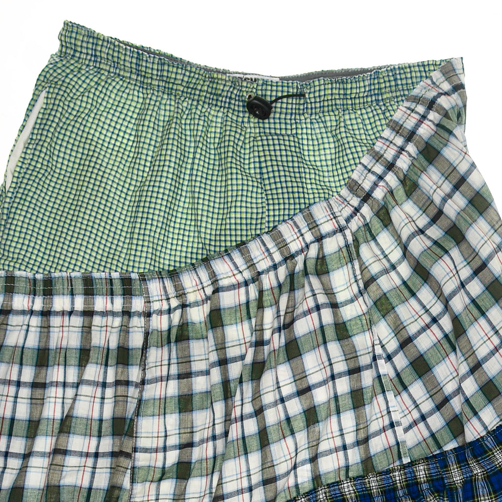Greens Asymmetric Boxer Skirt