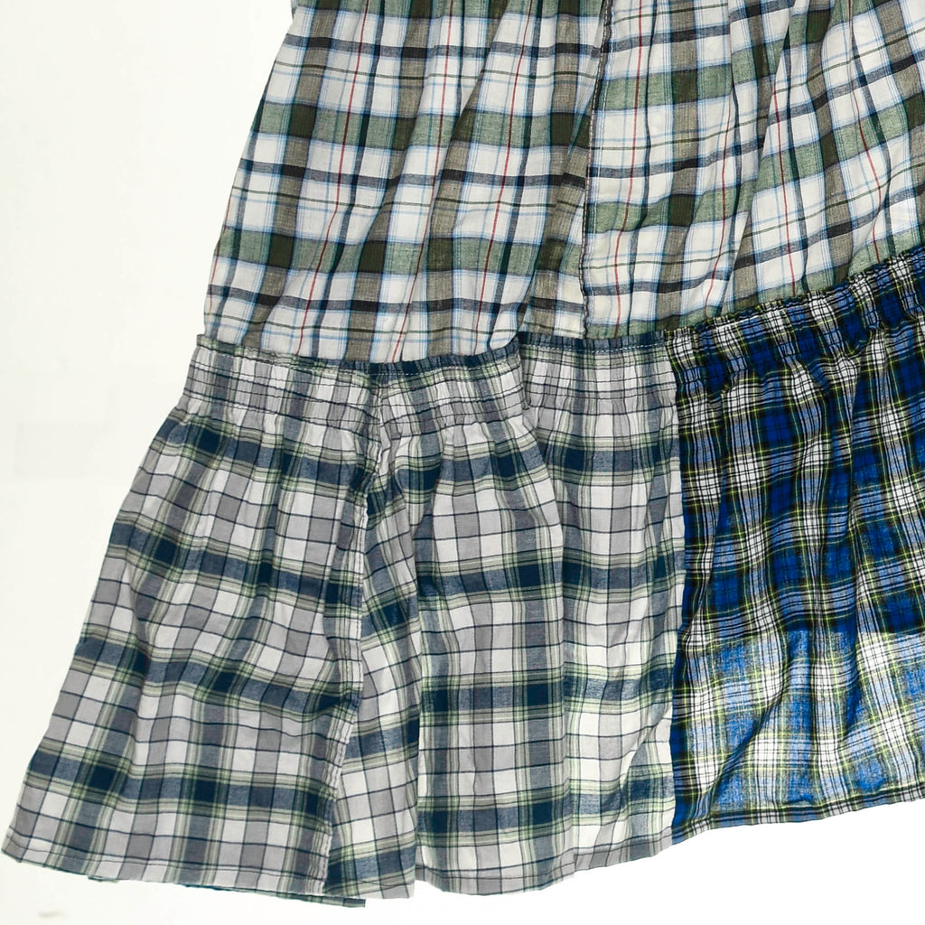 Greens Asymmetric Boxer Skirt