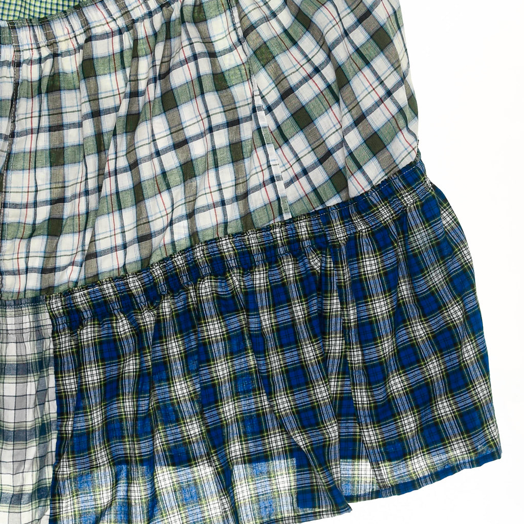 Greens Asymmetric Boxer Skirt