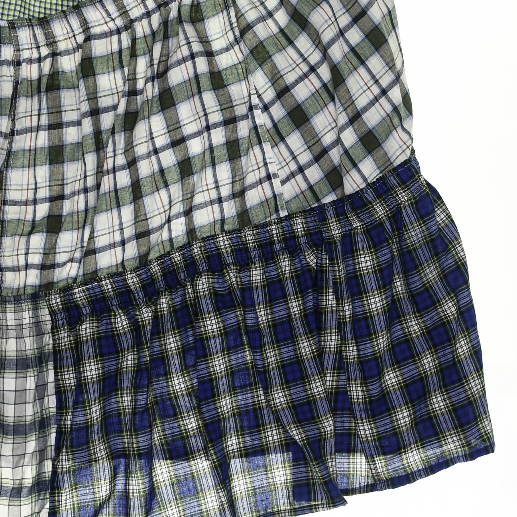 Greens Asymmetric Boxer Skirt