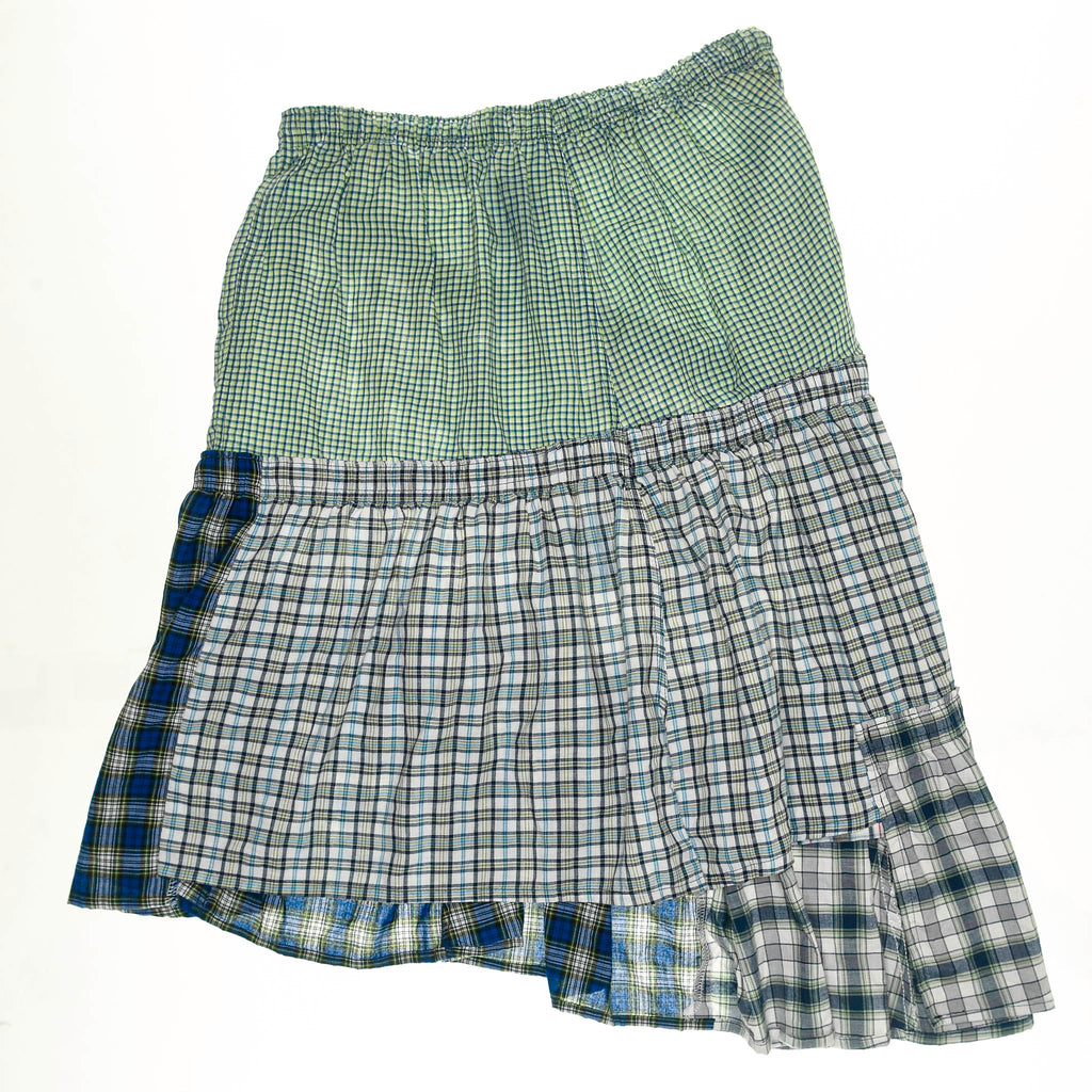 Greens Asymmetric Boxer Skirt