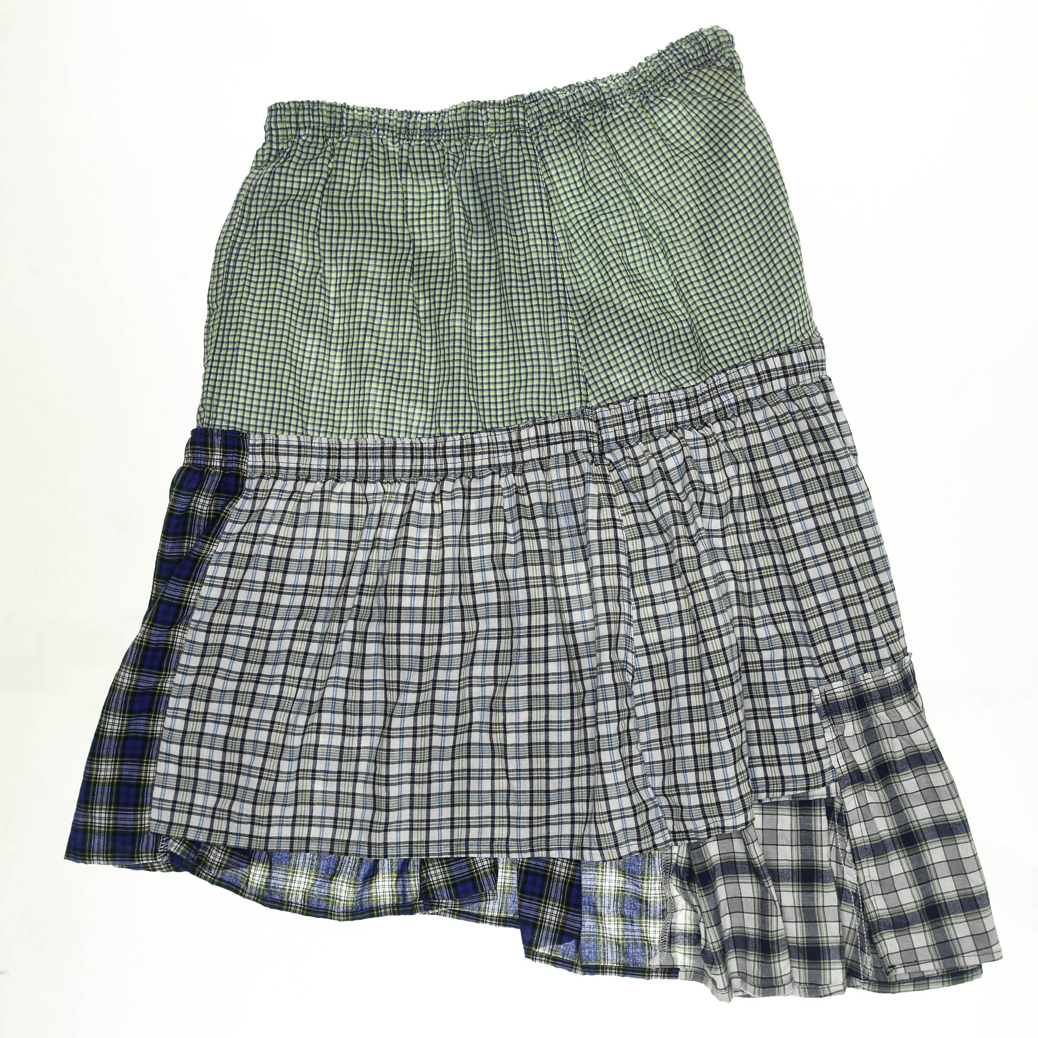 Greens Asymmetric Boxer Skirt