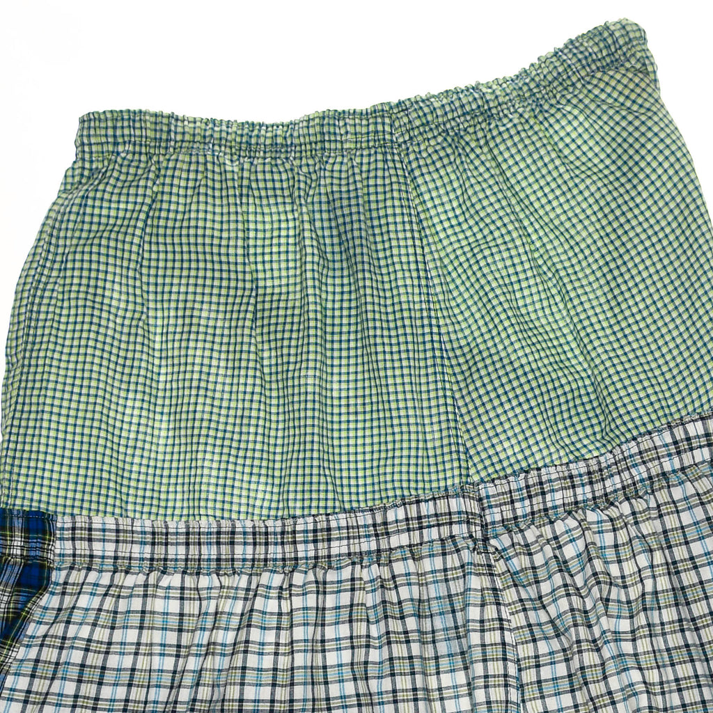 Greens Asymmetric Boxer Skirt