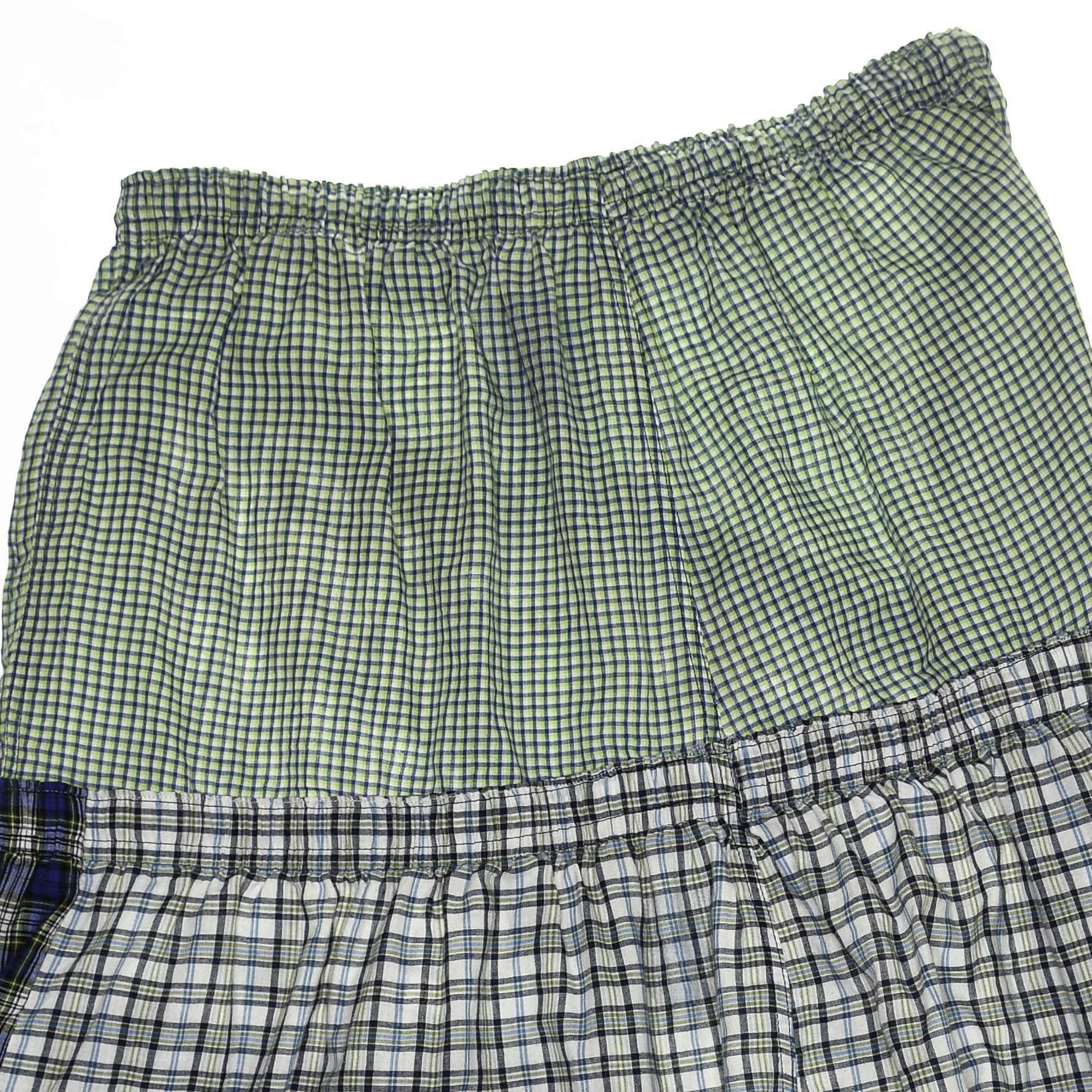 Greens Asymmetric Boxer Skirt