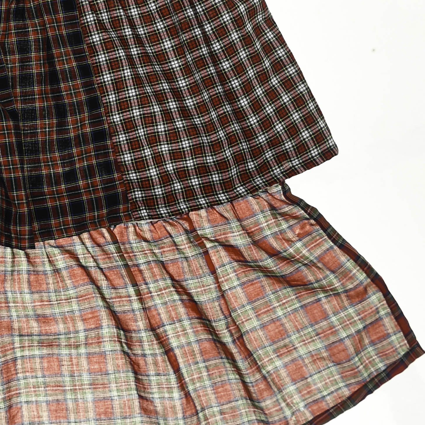 Red Asymmetric Boxer Skirt