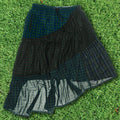 Deconstructed Plaid Boxer Skirt Midi