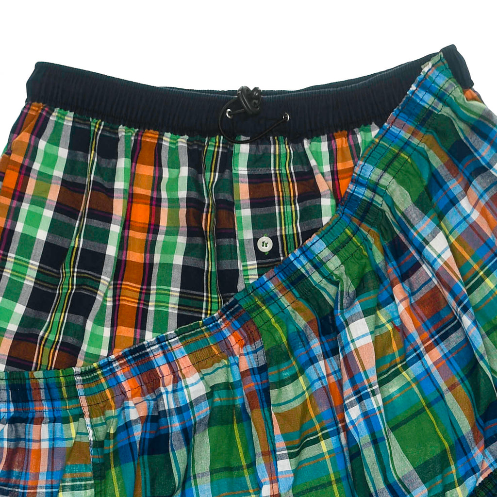 Vibrant Mixed Colors Boxer Skirt Midi