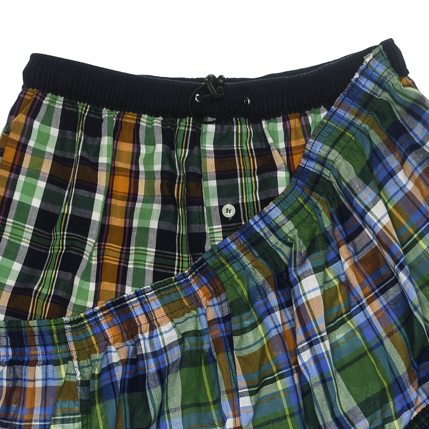 Vibrant Mixed Colors Boxer Skirt Midi