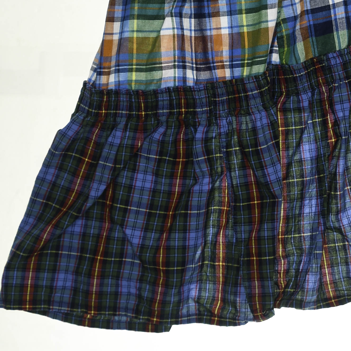 Vibrant Mixed Colors Boxer Skirt Midi