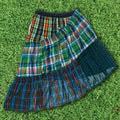 Vibrant Mixed Colors Boxer Skirt Midi